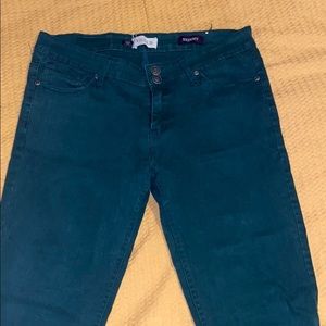 green Vigold skinny jeans